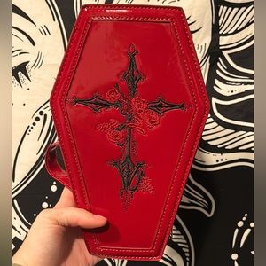 Gothic coffin purse